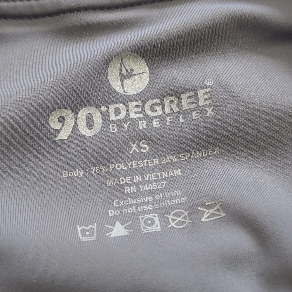 NWT 90 Degree by Reflex Grey Squat Proof High Waist Legging Size XS - Picture 8 of 13